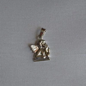 Dolly-Schmuck Anhänger eines Engels Schliff 15 mm aus 925 Sterling Silber - Bild 1 von 1