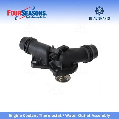 Termostato de refrigerante del motor BMW 330Ci 2001-2006/conjunto de salida de agua 4 estaciones Foto 1 de 4