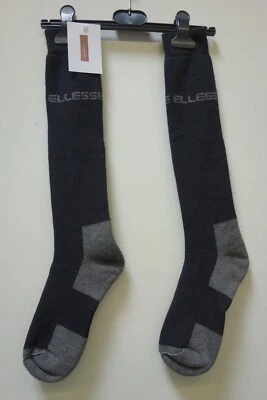 EK1990 dicke Kniestrümpfe von Ellesse, schwarz-Grau - Bild 1 von 4