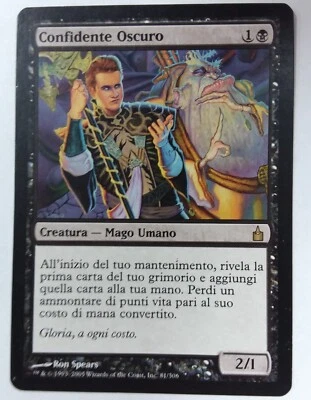 Italian DARK CONFIDANT LP/MP - Ravnica: City of  Guilds - MTG - Free Shipping! - Image 1 of 2