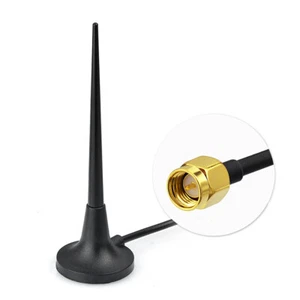 2 pcs 4G 3G MIMO External Magnetic Antenna 3m ASUS 4G-AC55U Router SMA Booster - Picture 1 of 7