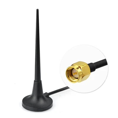 2 pcs 4G 3G MIMO External Magnetic Antenna 3m ASUS 4G-AC55U Router SMA Booster - Image 1 of 4