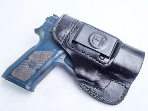 CZ 75 P-07 9mm | Full Grain Leather IWB Conceal Carry Holster. MADE IN USA - Picture 1 of 15