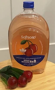 1-Softsoap Cherry Blossom Scent Liquid Hand Soap Refill 50 Fl Oz, HTF Scent New - Picture 1 of 5