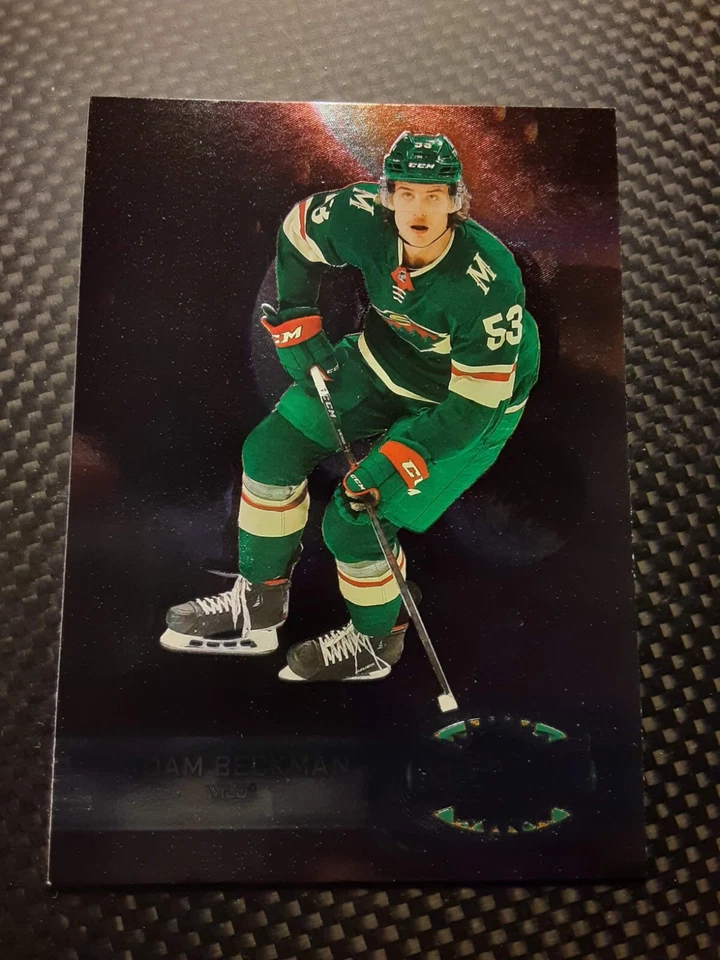 2021/22 UD Metal Universe Hockey RETRO ROOKIES Insert # R-21 ADAM BECKMAN - Image 1 of 1