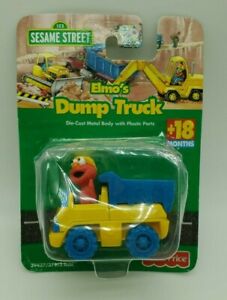 2001 Fisher Price Sesame Street Diecast Vehicles Elmo's Dump Truck