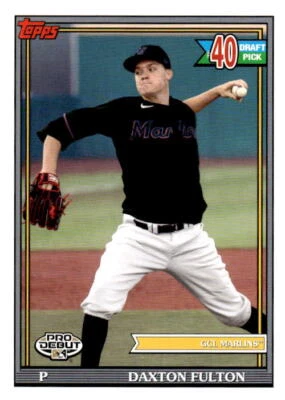 2021 Topps Pro Debut #PD-192 Daxton Fulton Marlins - Image 1 of 2