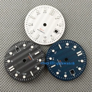 31mm Blanco Negro Azul Reloj Esfera Ajuste NH34 ETA 2824 DG2813 3804 Miyota 8215 821A - Imagen 1 de 6