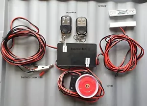 12v Door or Window security Alarm-shed-garage-shop-house- remote control option - Picture 1 of 13