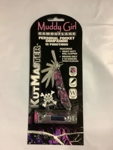 Muddy Girl 13 Function Pocket Utility Knife Tool, Moonshine Camo Camouflage - Picture 1 of 2