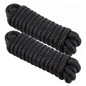 Dock Lines 1/2 inch x 15 Foot - Boat Ropes for Docking with Loop - Boat Rope - Picture 1 of 7