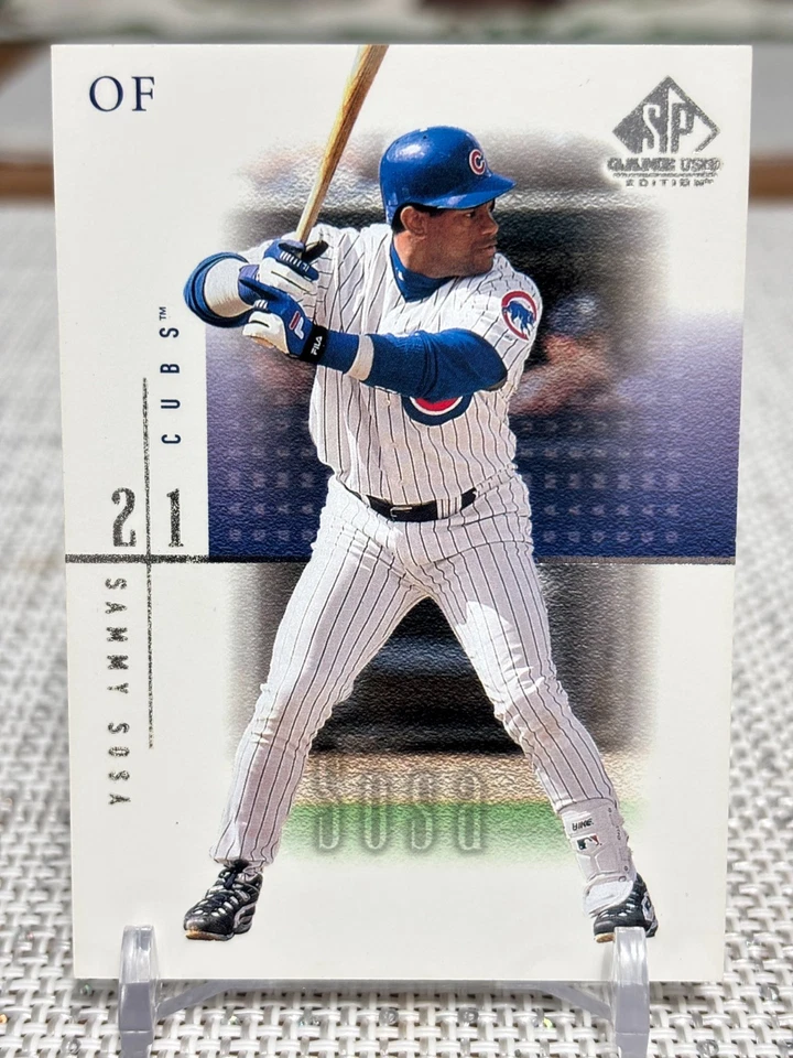 2001 Upper Deck #38 Sammy Sosa (SP Game Used Edition) Chicago Cubs - Image 1 of 2