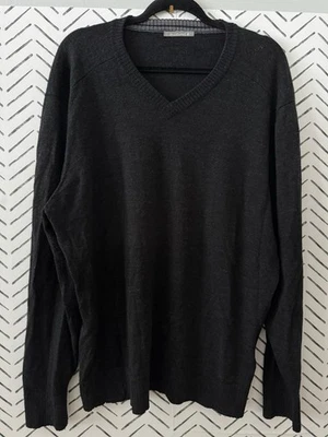 Smartwool Charcoal Gray V-Neck Merino Wool Sweater Men's XL* Baselayer - Image 1 of 4