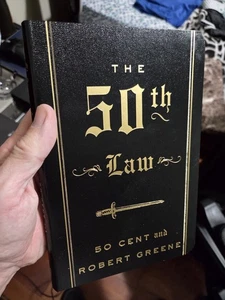 The 50th Law - Robert Greene + 50 Cent (2009, Leather) First Edition Signed 50 - Imagen 1 de 7