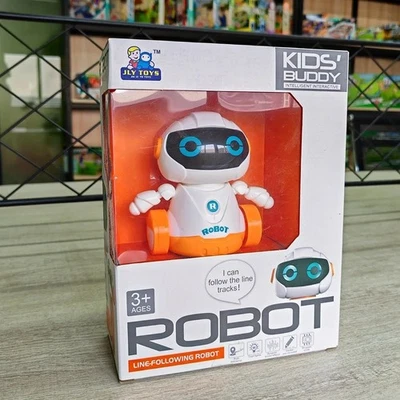 Robot inteligente juguete para educación temprana pista dibujo lindo divertido efecto de sonido niños Foto 1 de 4