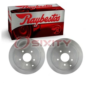 2 pc Raybestos R-Line Rear Disc Brake Rotors for 2013-2021 Nissan Pathfinder an - Picture 1 of 5