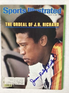 JR Richard Signed Sports Illustrated 8/18/80 Astros Baseball Autograph JSA - Picture 1 of 4