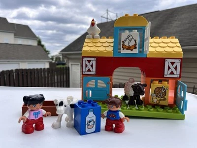 LEGO Duplo 10617 My First Farm 100% Complete Retired Preschool Animals Build Set - Image 1 of 4