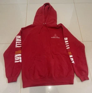 Mitsubishi Motors Ralli Art SOUTHSIDE MOTOR SPORTS red Hoodie Small Genuine Item - Picture 1 of 12
