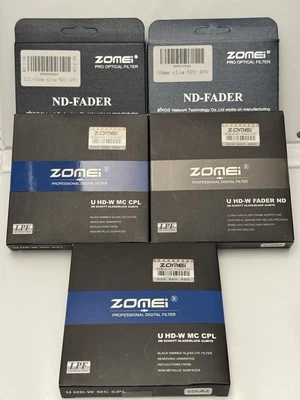 New Zomei Professional Filters, CPL, Variable Nd, Camera Filters - Image 1 of 4