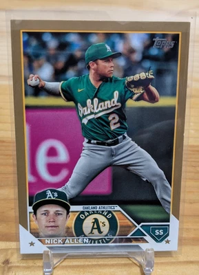 2023 Topps Series 2 - Nick Allen #521 Gold /2023 - Image 1 of 3
