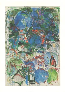 JOAN MITCHELL Mon Paysage 27.5" x 19.75" Offset Lithograph 2024 - Picture 1 of 4