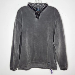 Sudadera Pullover Vintage Kuhl Alf Para Hombres M Gris Azteca Senderismo Montaña Suéter - Imagen 1 de 6