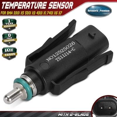 Engine Coolant Temperature Sensor for BMW 330i X5 530i X3 430i X1 740i X6 X7 X4 - Image 1 of 4