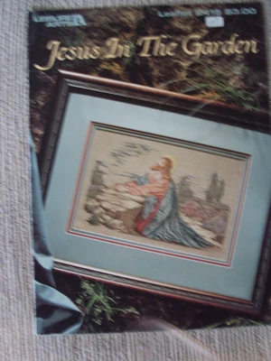 1993 Leisure Arts Jesus In The Garden 2415 Counted Cross Stitch Pattern 10759 - Image 1 of 3