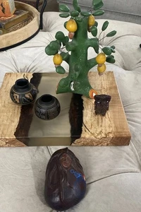 Folk art Grouping , Native American, Mini’s,Vintage Tree Of Life,rattle,owl . - Picture 1 of 24