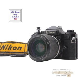 [Near MINT w/AR-1] Nikon FE Film Camera Series E Ai-s 36-72mm F3.5 Lens JAPAN - Picture 1 of 14