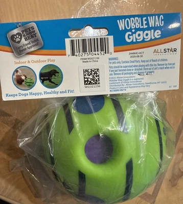 Brinquedo bola de cachorro Wobble Wag Giggle Shake Me Wg011212 - Imagem 1 de 3