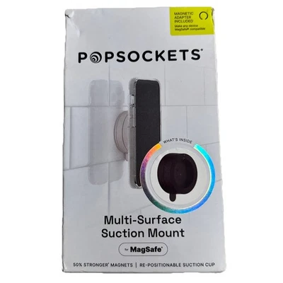 PopSockets Magsafe Magnetic Multi-Surface Suction Mount Black - NEW IN BOX - Image 1 of 4