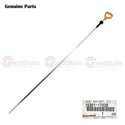 Genuine Toyota LandCruiser HZJ80 1HZ 4.2 Diesel Oil Level Indicator Dip Stick - Image 1 of 2