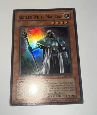 Yugioh  Skilled White Magician MFC-064 Super Rare Unl Original Print (NM) - Image 1 of 2
