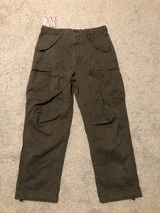 Pantalones cargo GAP de colección para hombre 32X30 rectos relajados bolsillo algodón regenerativo verde - Imagen 1 de 22