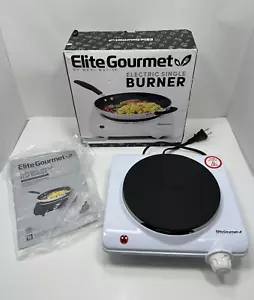 Elite Gourmet ESB-301F Countertop Single Flat Burner, Electric Hot Burner - Picture 1 of 6