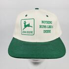 Vintage John Deere Trucker Hat Snapback Adjustable Cap Nothing Runs Like A Deere