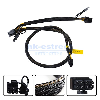 Lenovo SR650 SR590 SR658 SR680 8pin to dual 8pin(6+2) GPU Video Card Power Cable - Image 1 of 4