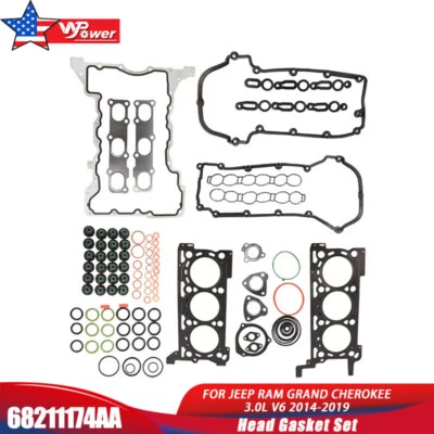 Juego de juntas de culata para Jeep Grand Cherokee 1500 2014-2019 3,0 L V6 68211174AA Foto 1 de 4