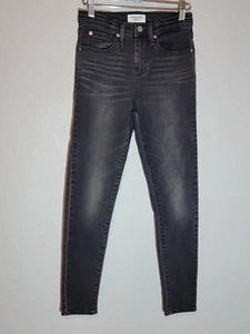 denizen jeans girls size 12 skinny ankle stretch adjustable waist denim black - Picture 1 of 8