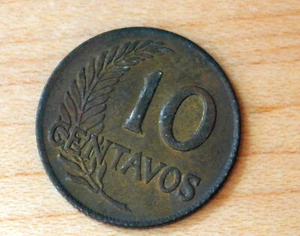 1962 Peru 10 Centavos - Picture 1 of 2