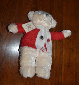 NWT Hallmark Jingle Bear Christmas Music Plush Stuffed Toy Holiday Bells 14” - Picture 1 of 3