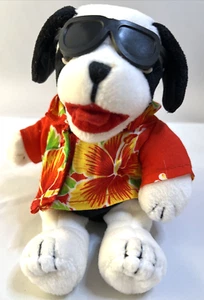 BIG DOGS Brand Babe Ruff Adv. Mascot Hawaiian Shirt & Sunglasses Stuffed Animal - Picture 1 of 8