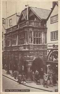 The Guildhall Exeter - Posted 1952 - Postcard - Picture 1 of 2