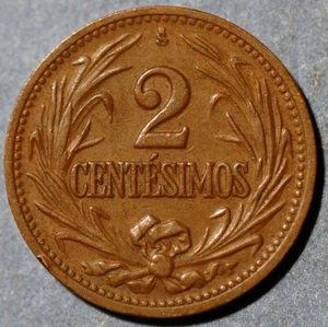 Uruguay 2 Centesimos 1943 KM# 20a - Picture 1 of 2