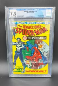 Amazing Spider-Man #129 CGC 7.5 KEY 1a app di The PUNSHER Marvel fumetti in perfette condizioni- - Foto 1 di 19