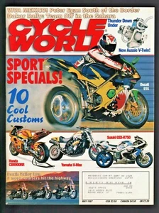 1997 May Cycle World Motorcycle Magazine Harley-Davidson Road King Honda Yamaha - Picture 1 of 3