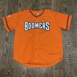 Schaumburg Boomers Mens Minor League SGA #22 Orange Baseball Jersey Size. XL - Picture 1 of 2