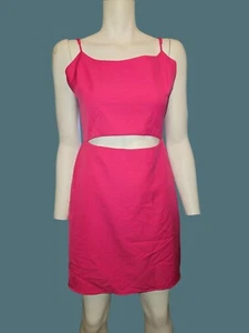 WAYF Pink Sleeveless Cutout Mini Dress Adjustable Straps Women Size M - Picture 1 of 9
